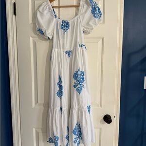 J. Crew Size 0 midi dress EUC